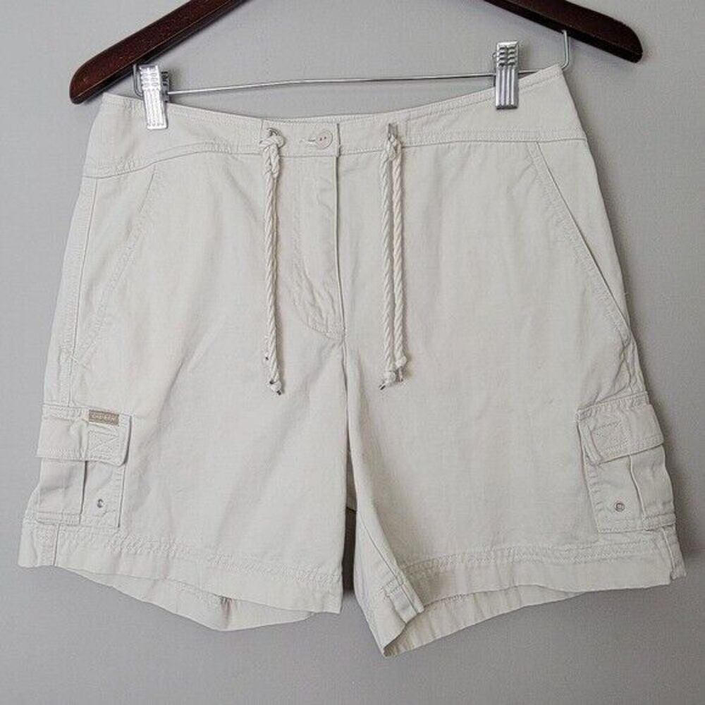 LAUREN Ralph Lauren Nautical Look Khaki Shorts 4 Rope Belt Prep